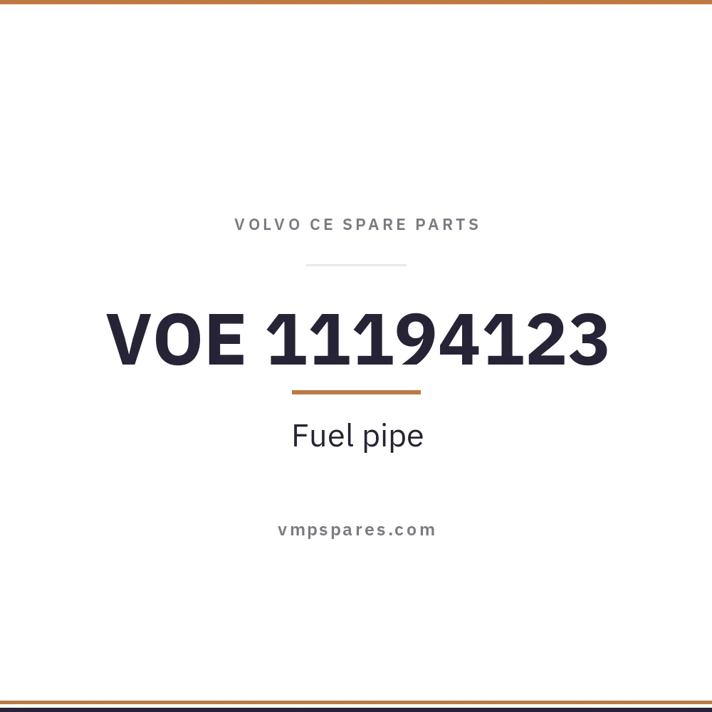 VOE 11194123 – Fuel pipe