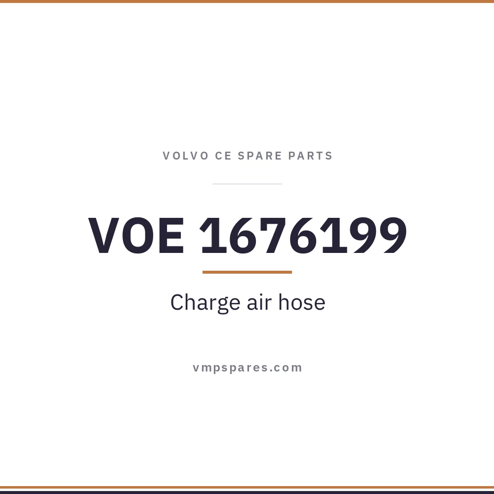 VOE 1676199 – Charge air hose