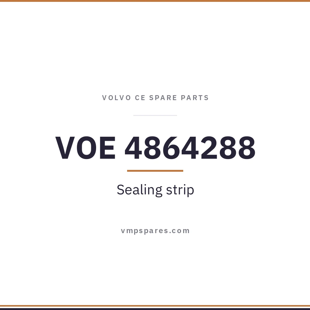 VOE 4864288 – Sealing strip