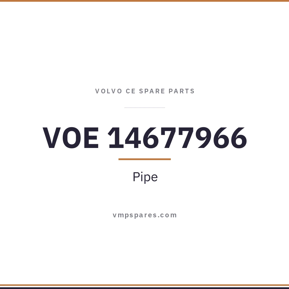 VOE 14677966 – Pipe