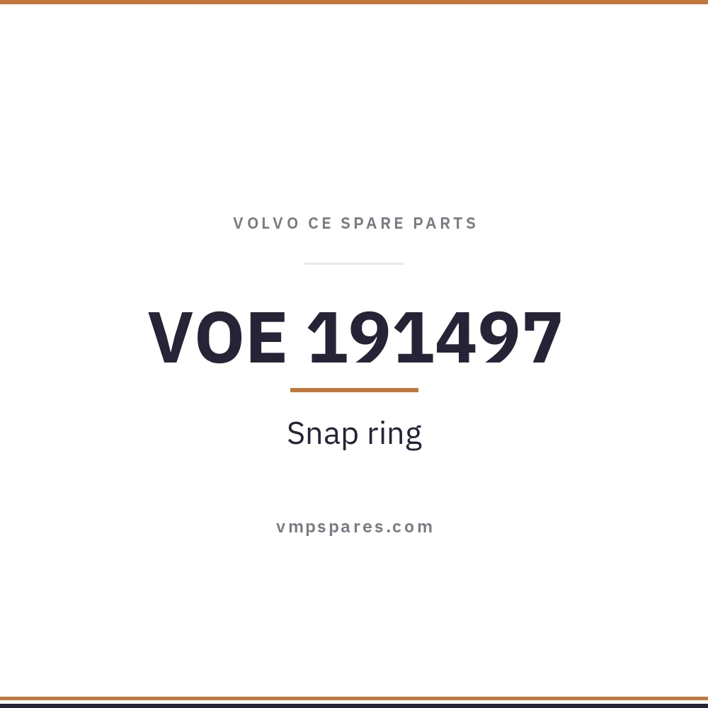 VOE 191497 – Snap ring