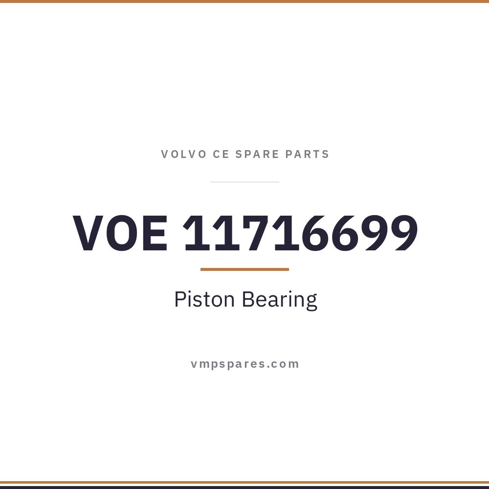 VOE 11716699 – Piston Bearing