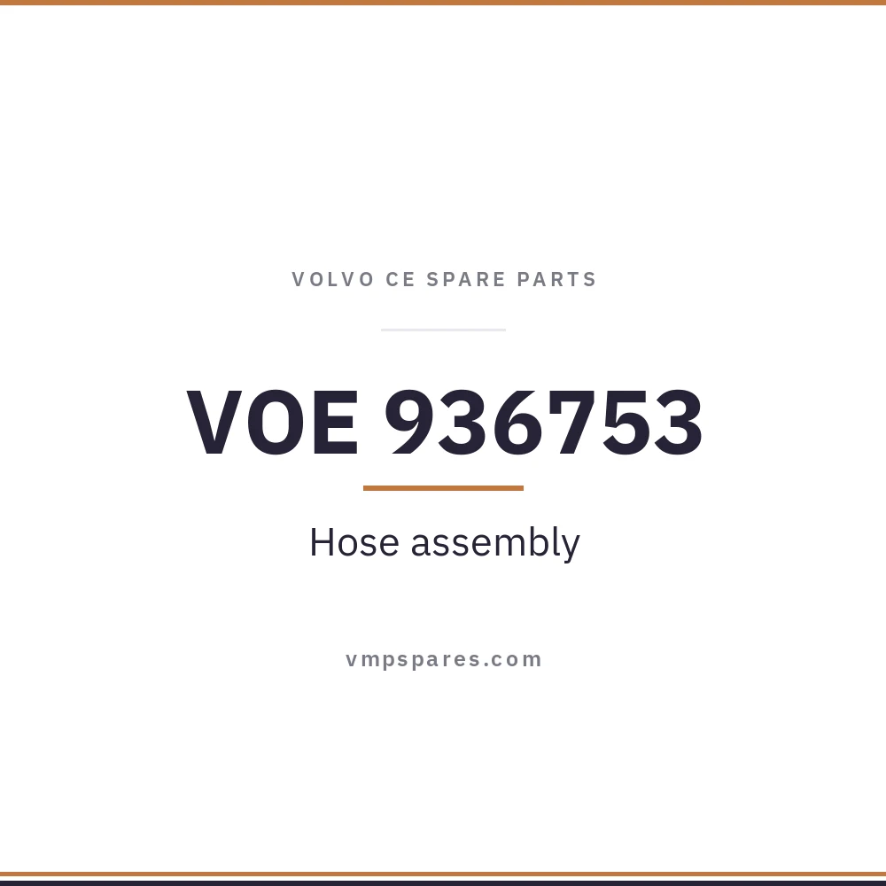 VOE 936753 – Hose assembly