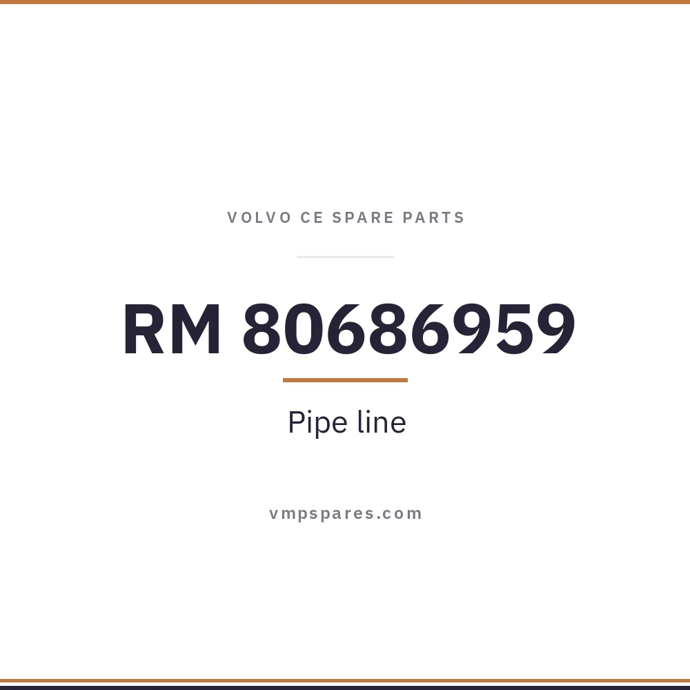 RM 80686959 – Pipe line