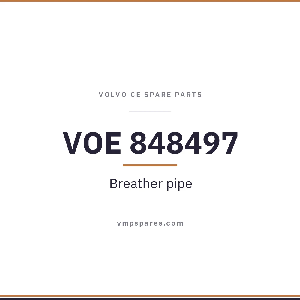 VOE 848497 – Breather pipe