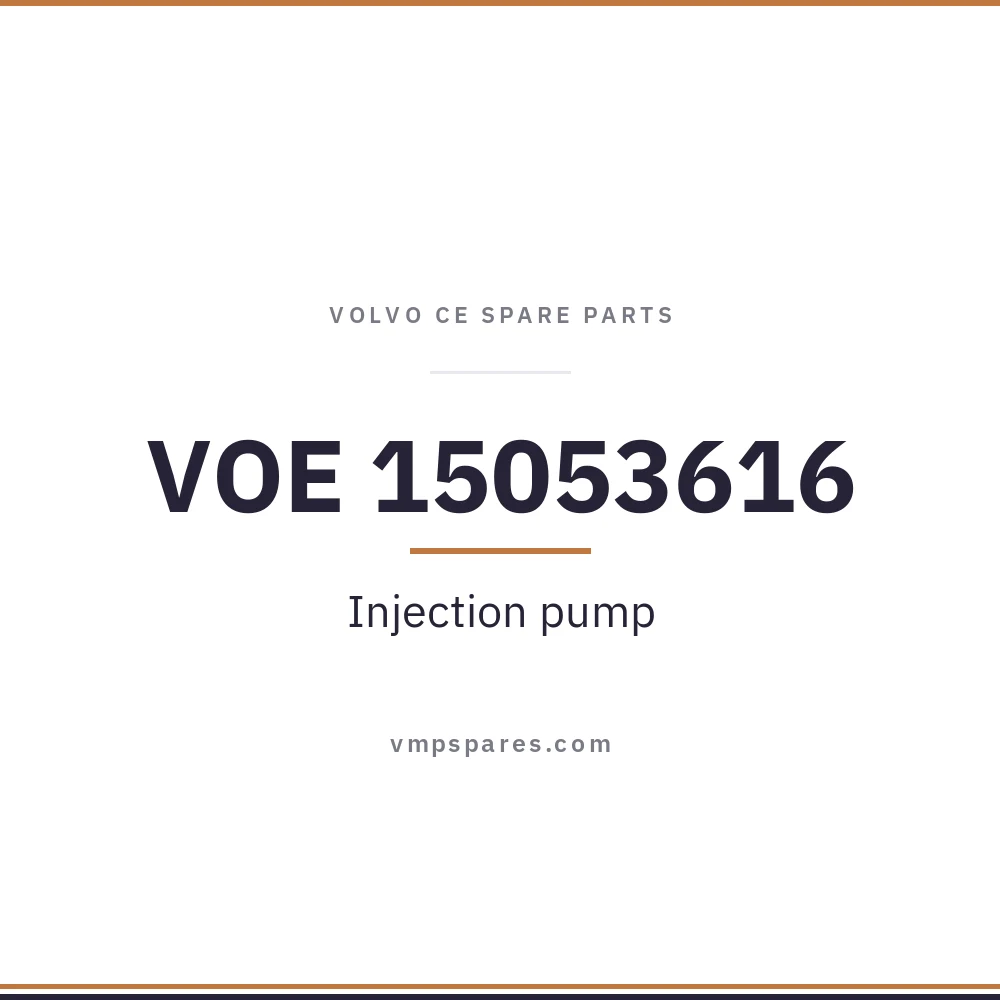 VOE 15053616 – Injection pump
