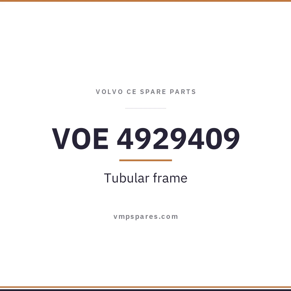 VOE 4929409 – Tubular frame