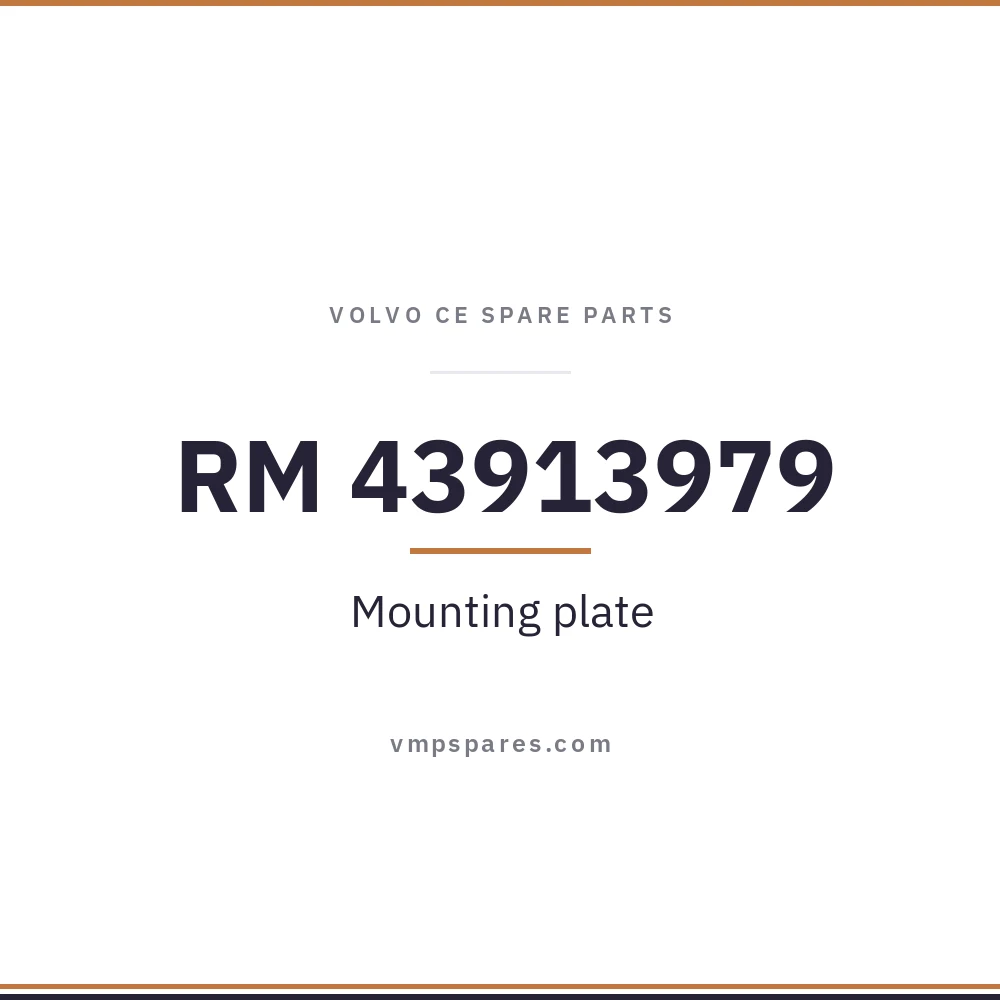 RM 43913979 – Mounting plate