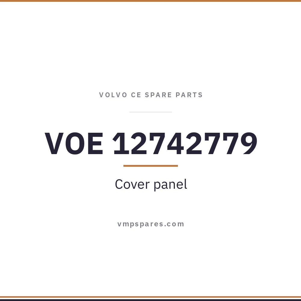 VOE 12742779 – Cover panel