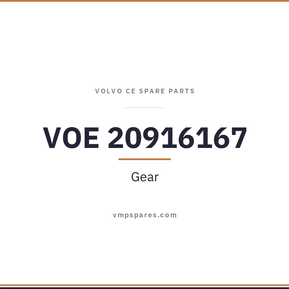 VOE 20916167 – Gear