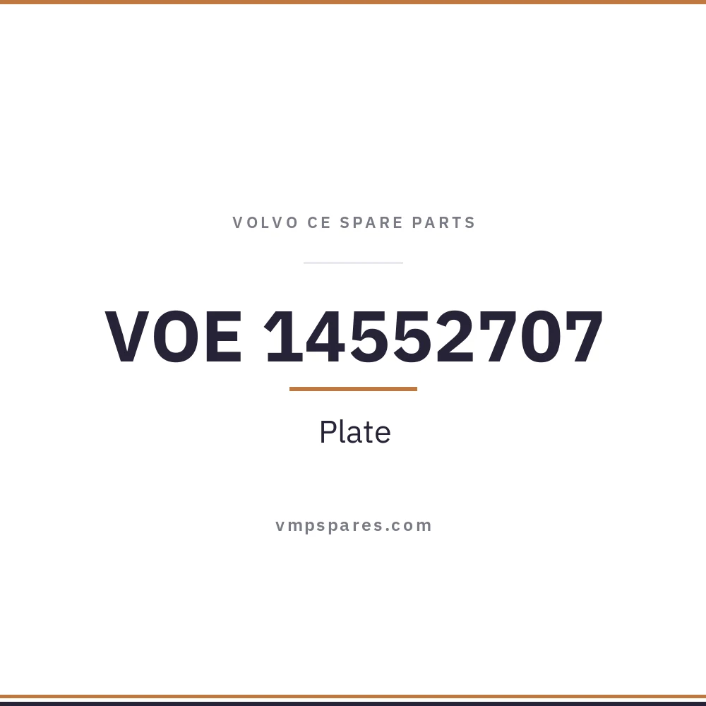 VOE 14552707 – Plate