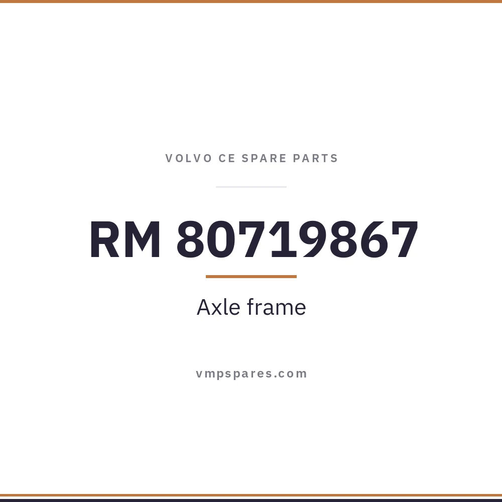 RM 80719867 – Axle frame
