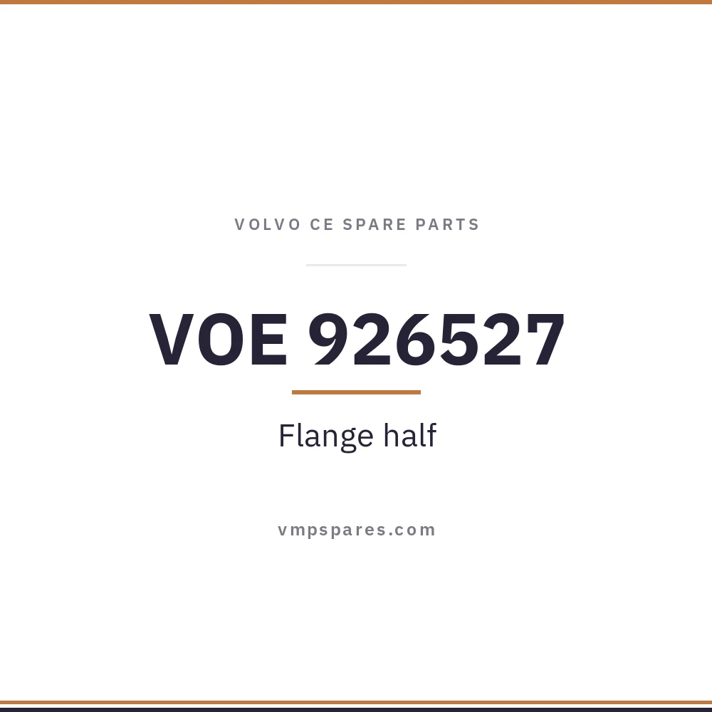VOE 926527 – Flange half