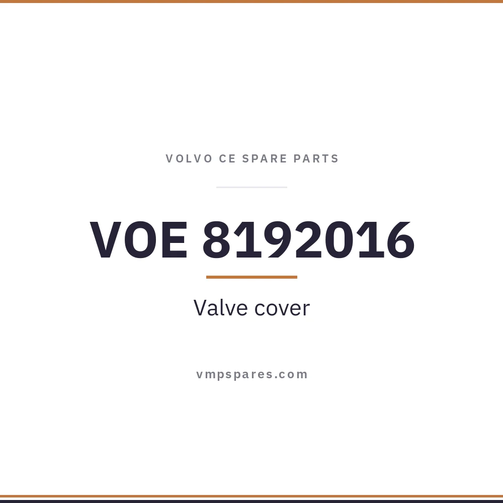 VOE 8192016 – Valve cover