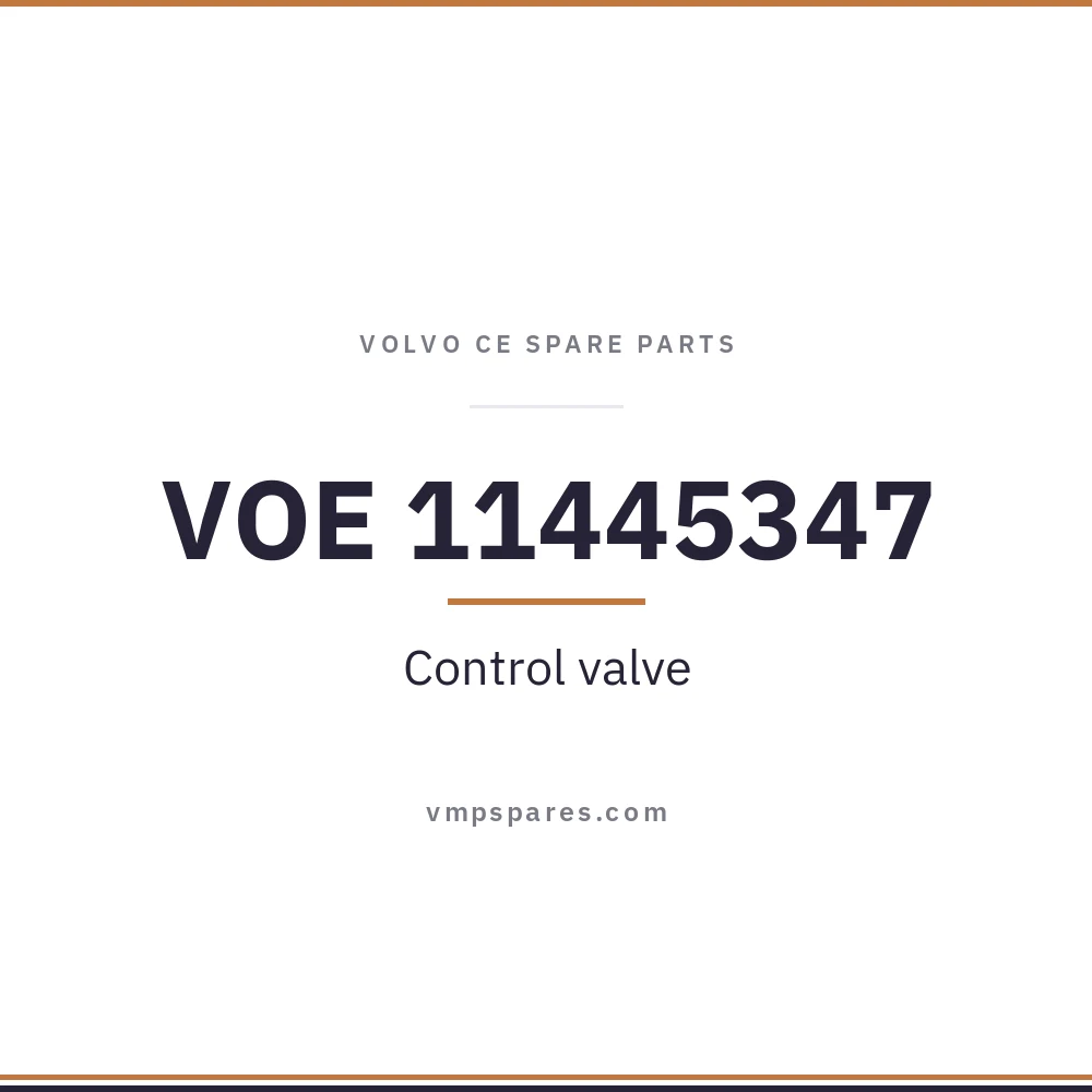 VOE 11445347 – Control valve