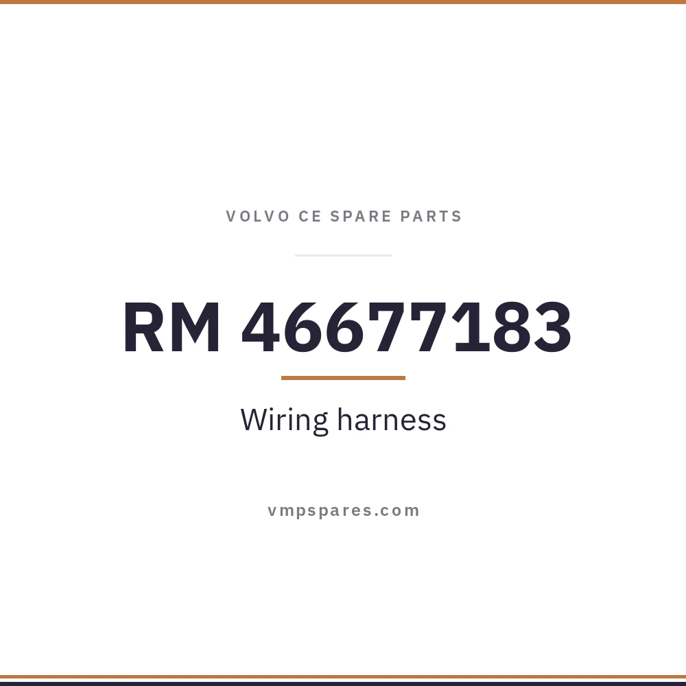 RM 46677183 – Wiring harness