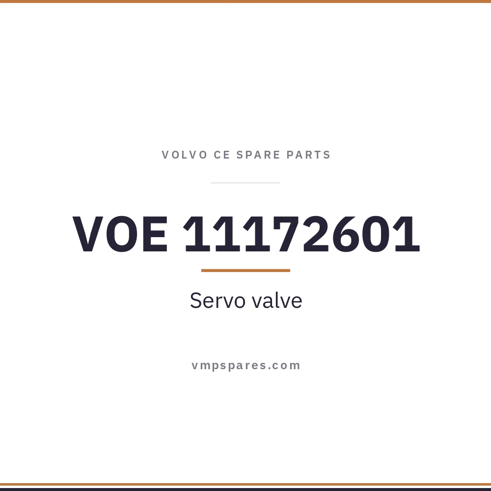 VOE 11172601 – Servo valve