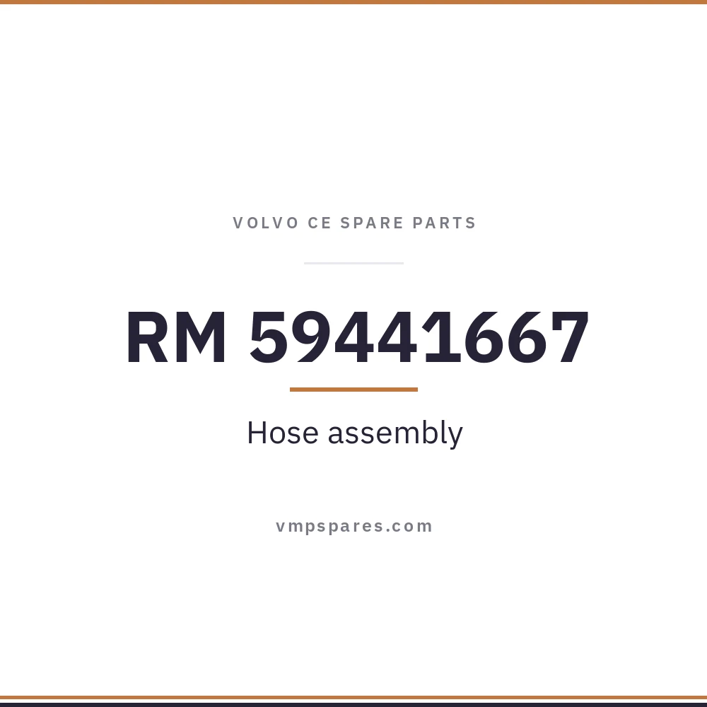 RM 59441667 – Hose assembly