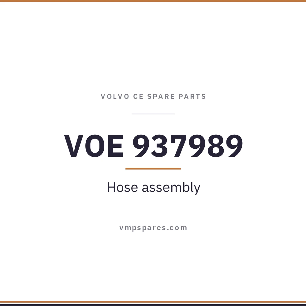VOE 937989 – Hose assembly