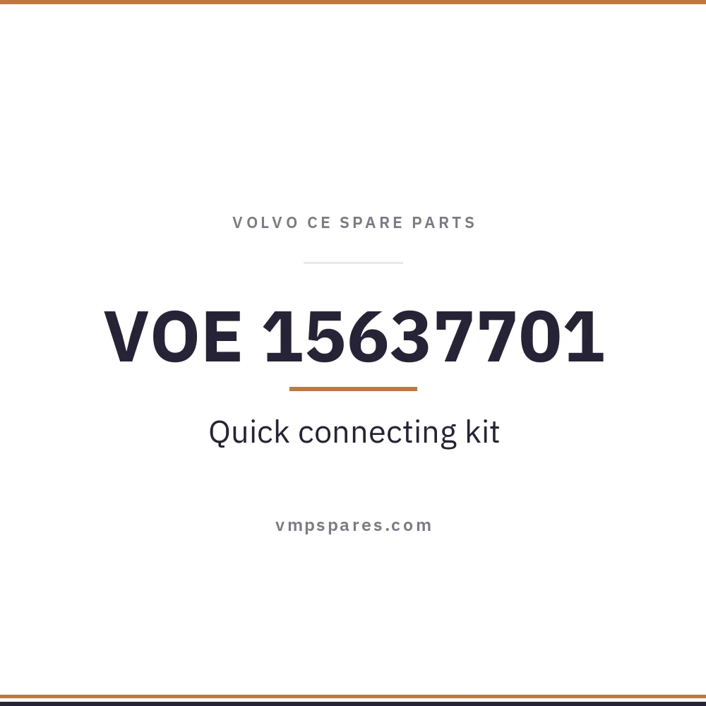 VOE 15637701 – Quick connecting kit