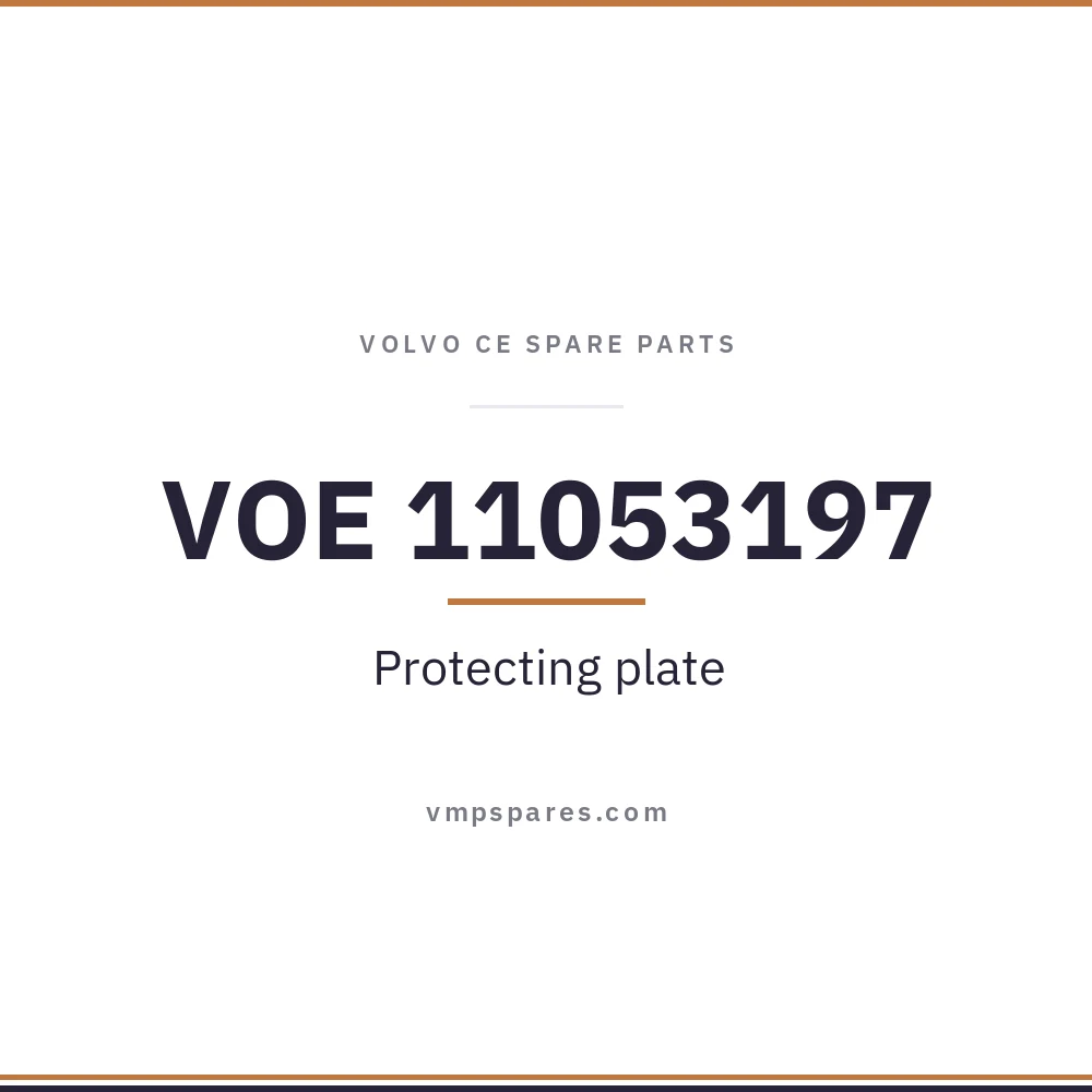 VOE 11053197 – Protecting plate