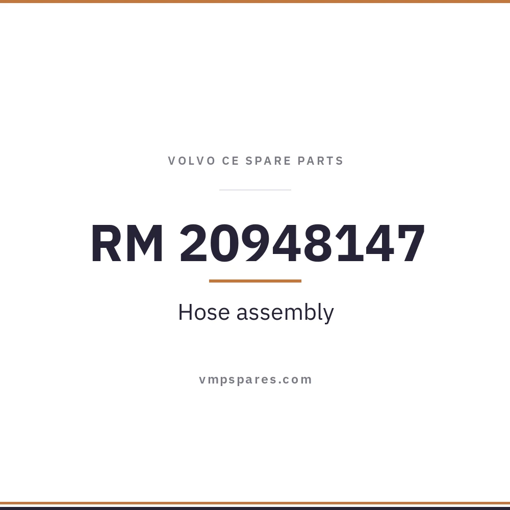 RM 20948147 – Hose assembly