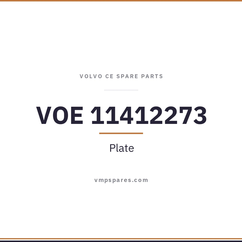 VOE 11412273 – Plate