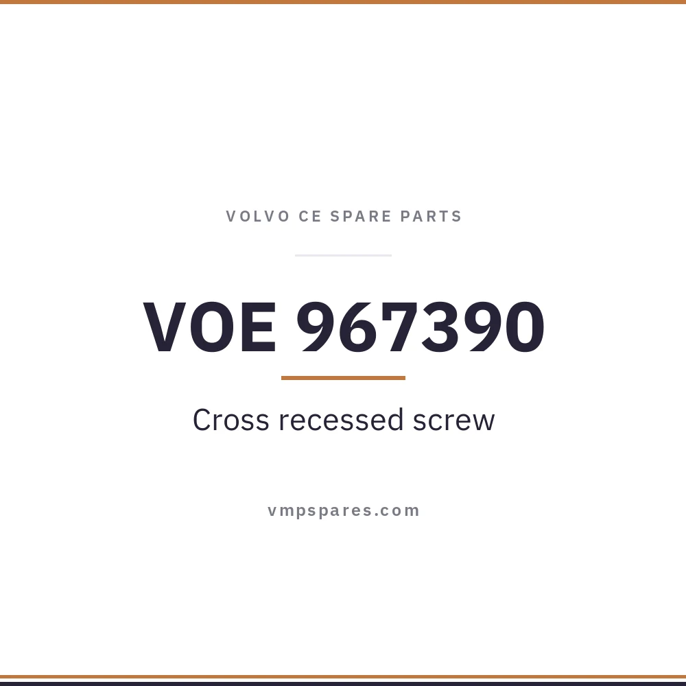 VOE 967390 – Cross recessed screw