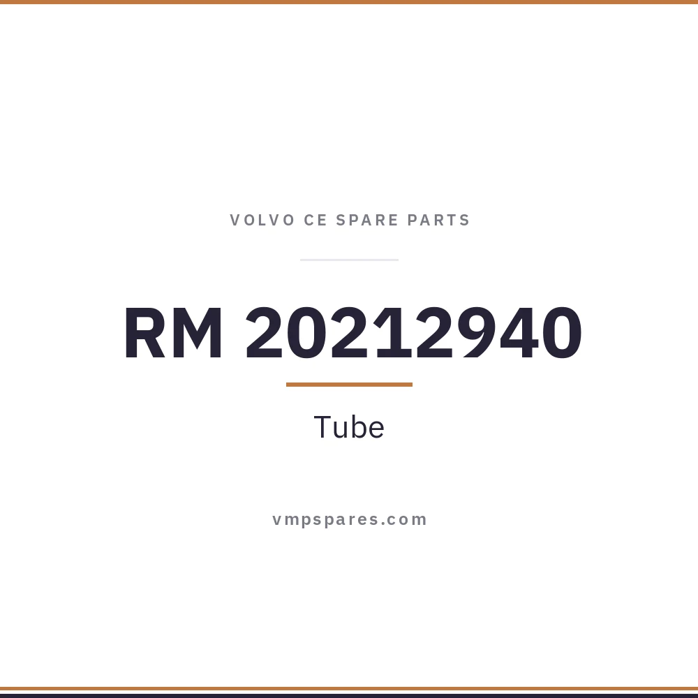 RM 20212940 – Tube