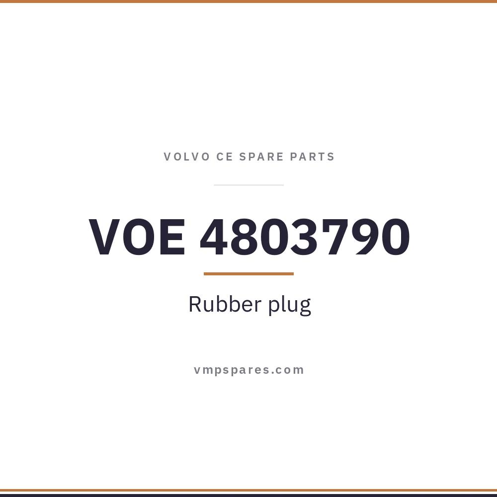 VOE 4803790 – Rubber plug