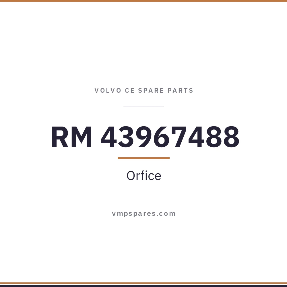 RM 43967488 – Orfice