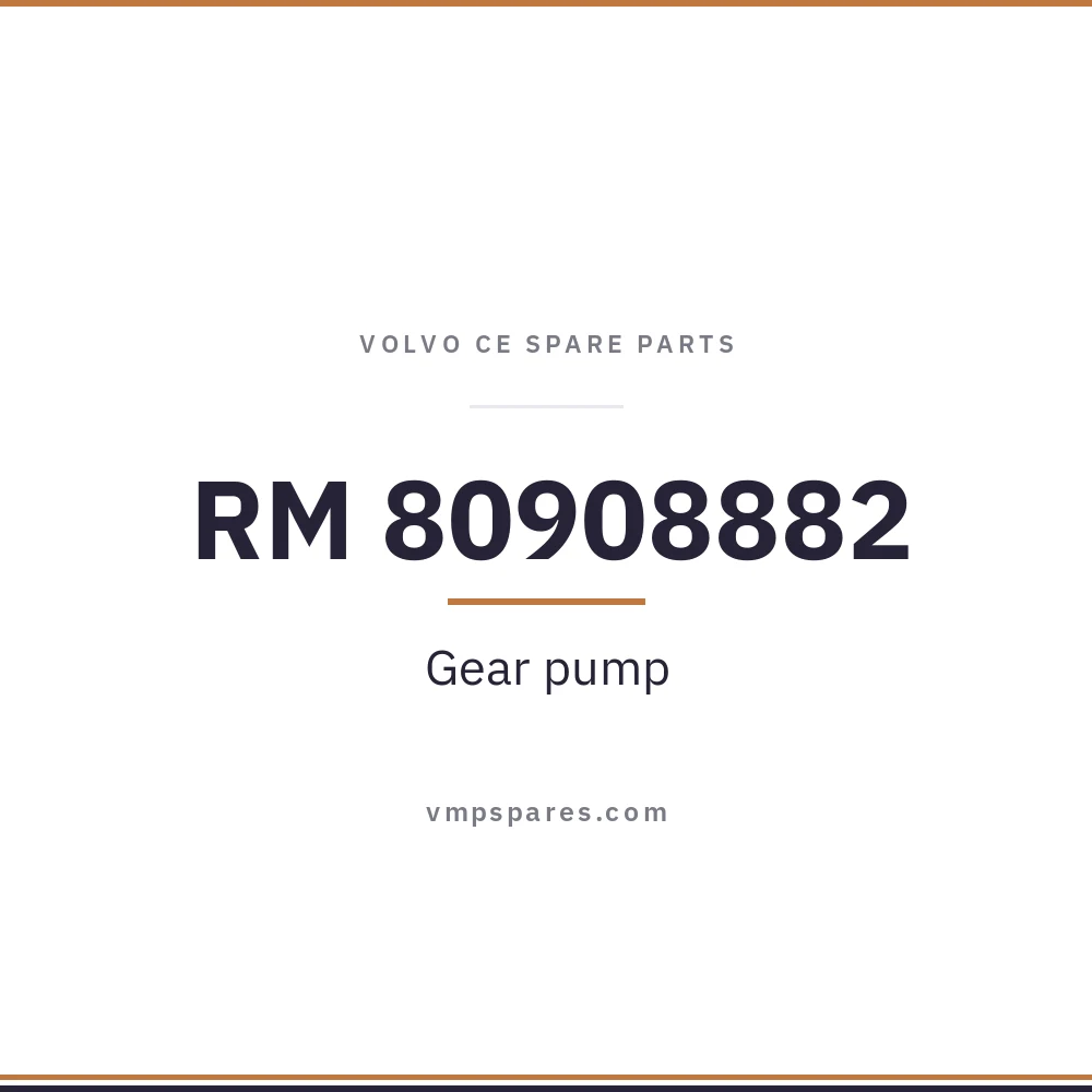 RM 80908882 – Gear pump
