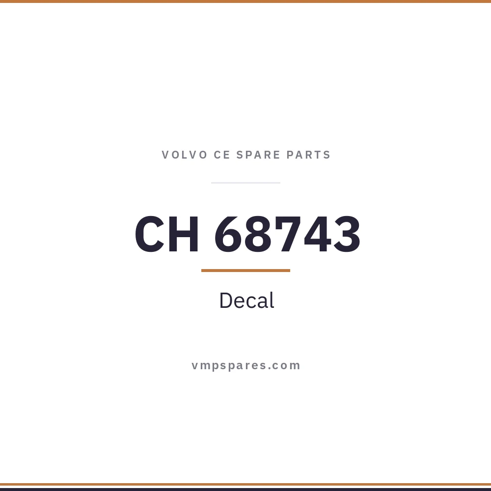 CH 68743 – Decal