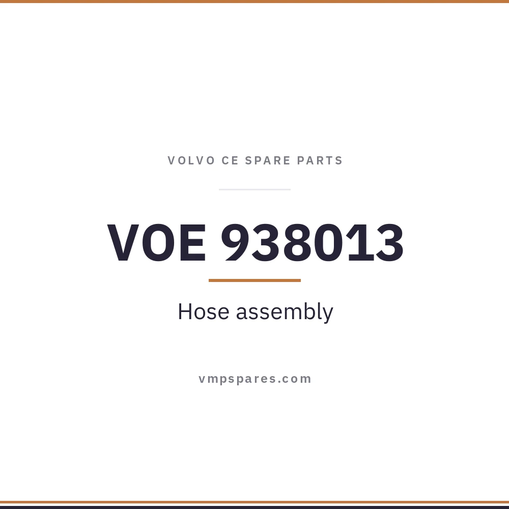 VOE 938013 – Hose assembly