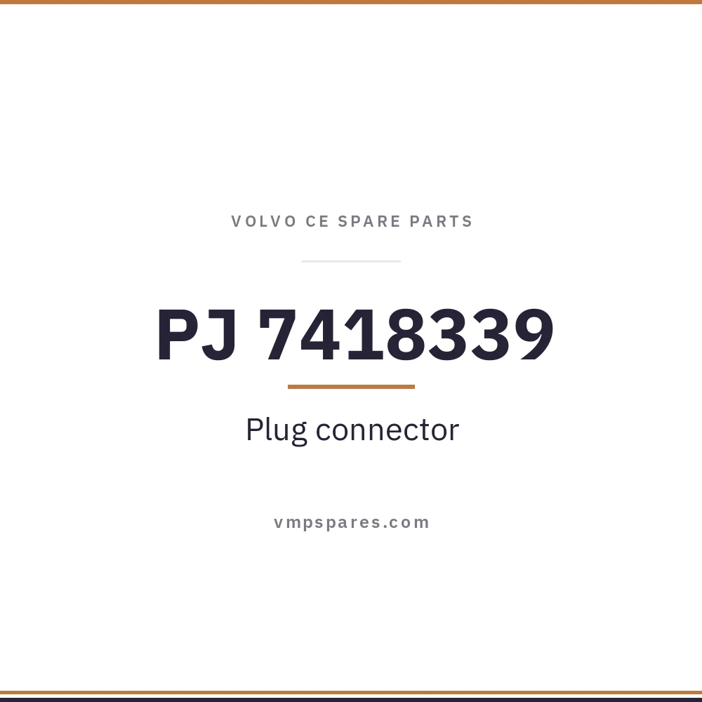 PJ 7418339 – Plug connector