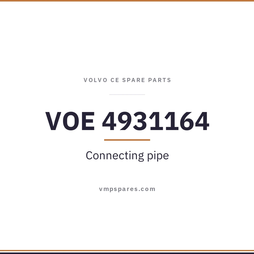 VOE 4931164 – Connecting pipe