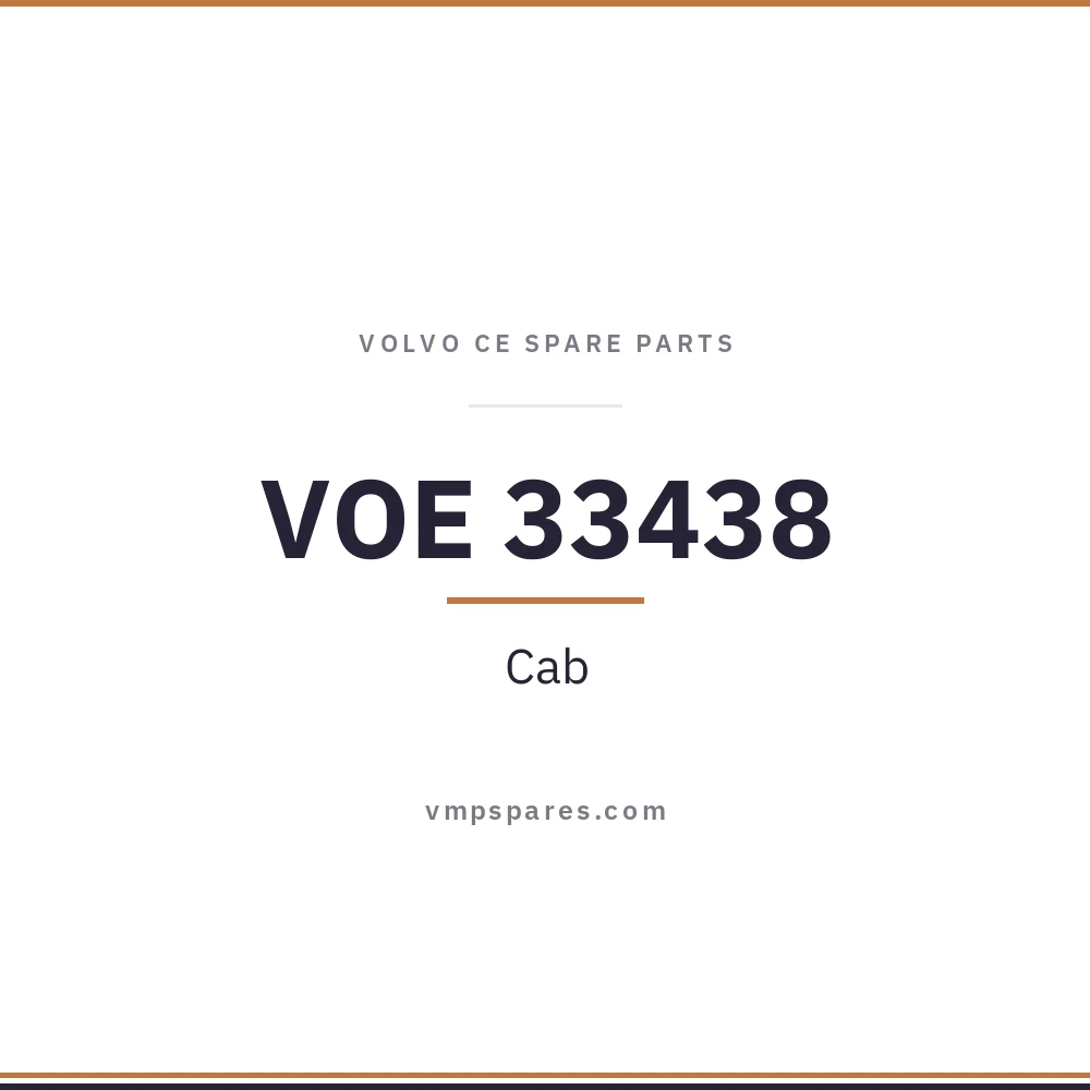 VOE 33438 – Cab