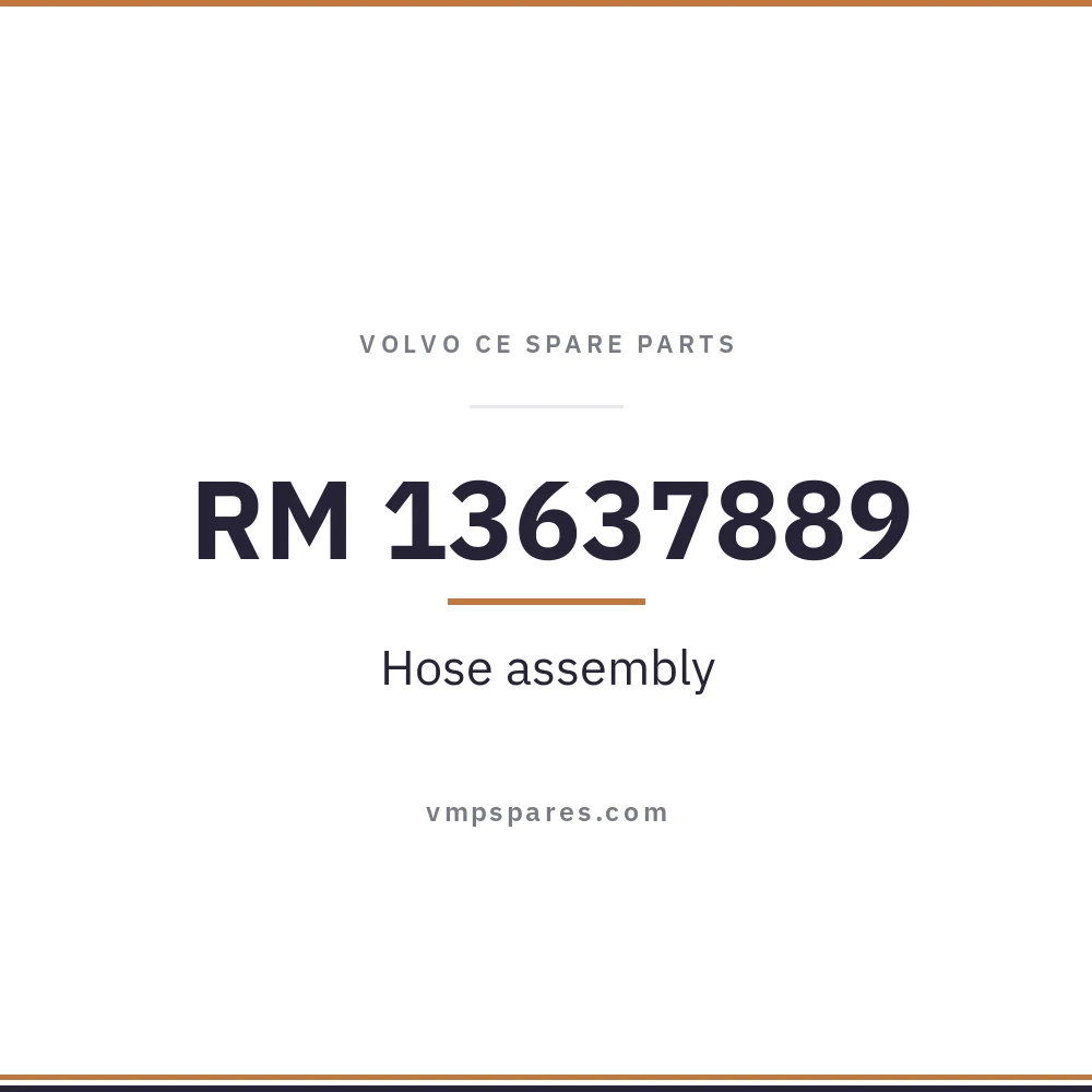 RM 13637889 – Hose assembly
