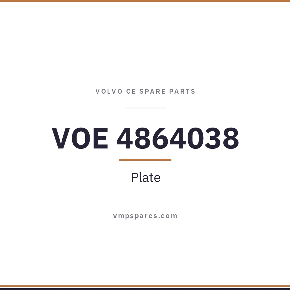 VOE 4864038 – Plate