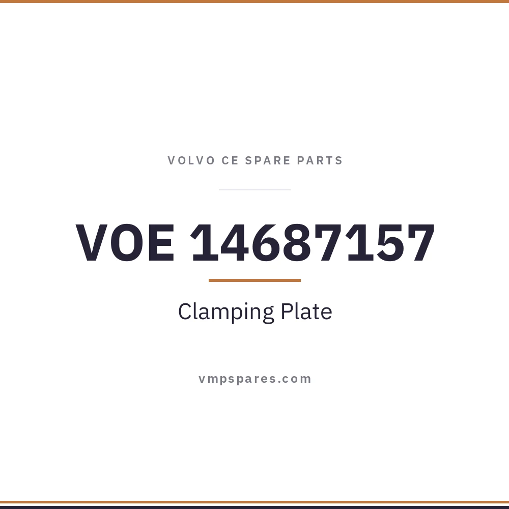 VOE 14687157 – Clamping Plate