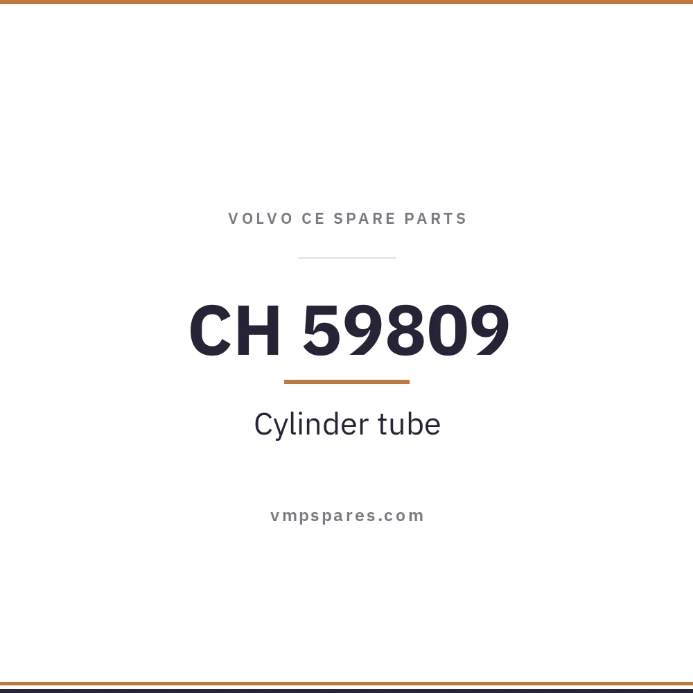 CH 59809 – Cylinder tube