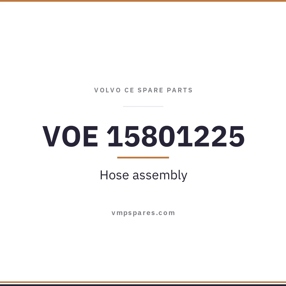 VOE 15801225 – Hose assembly