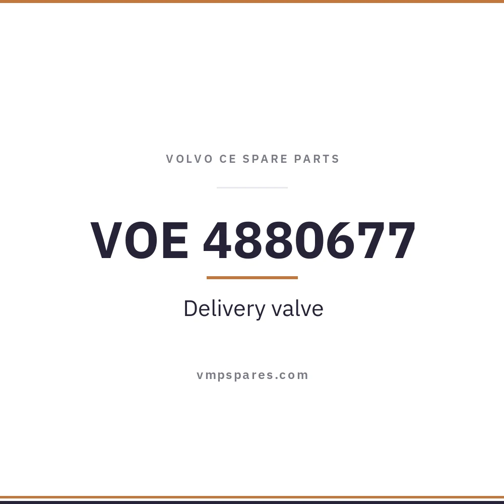 VOE 4880677 – Delivery valve