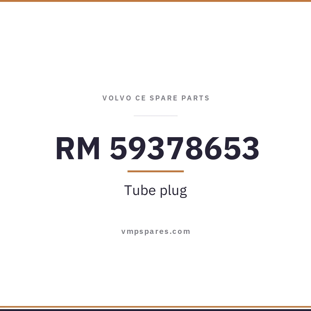 RM 59378653 – Tube plug