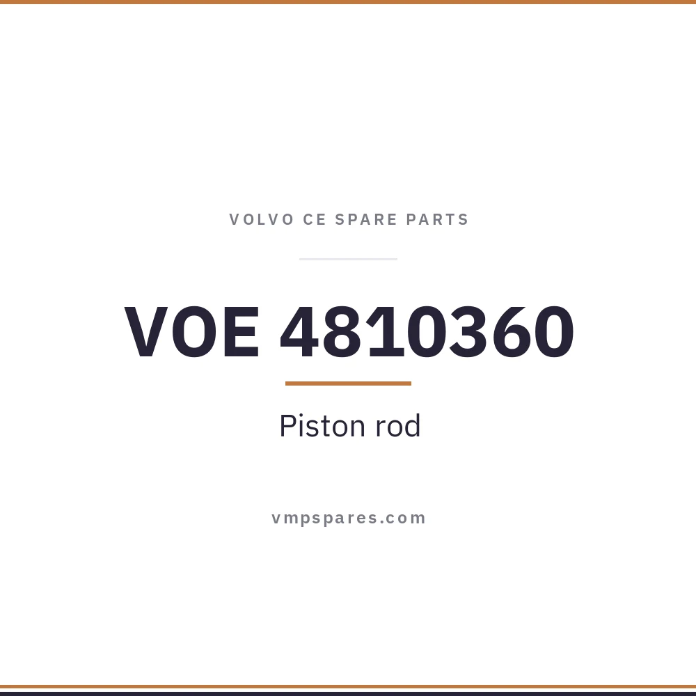 VOE 4810360 – Piston rod