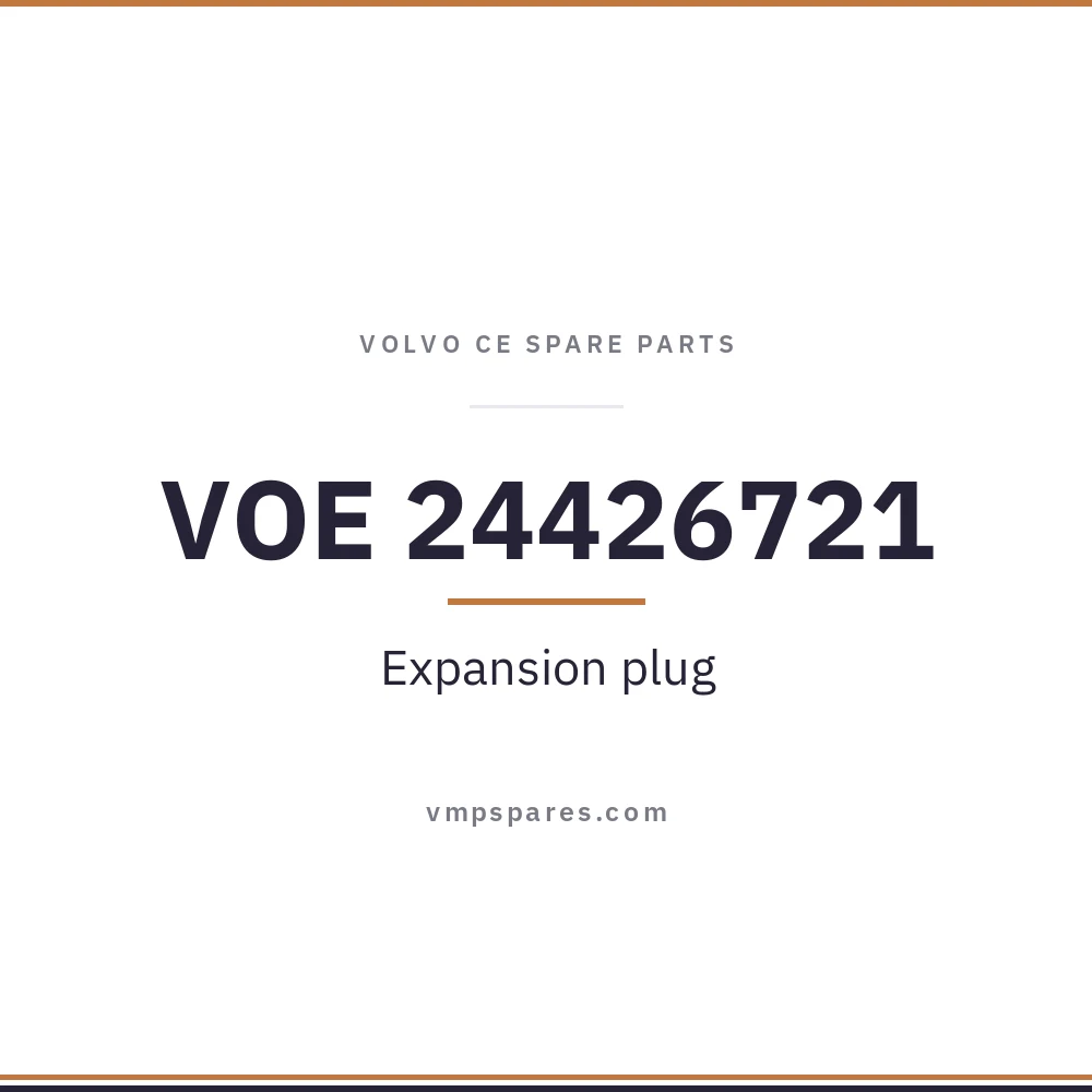 VOE 24426721 – Expansion plug