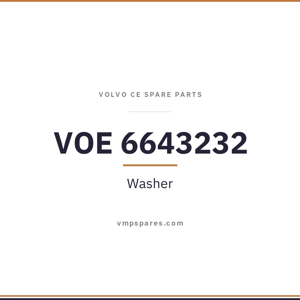 VOE 6643232 – Washer