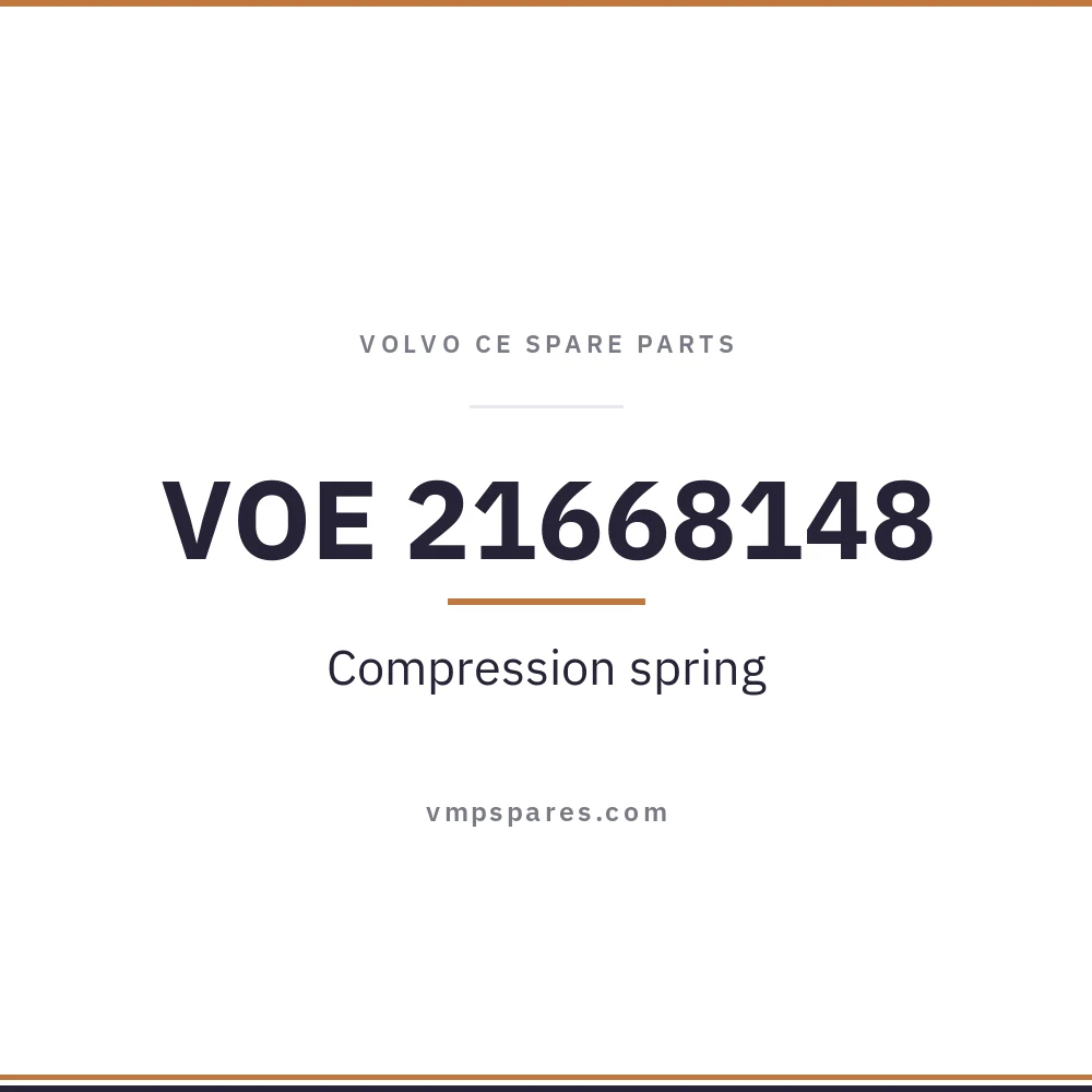 VOE 21668148 – Compression spring