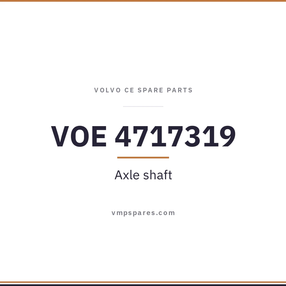 VOE 4717319 – Axle shaft