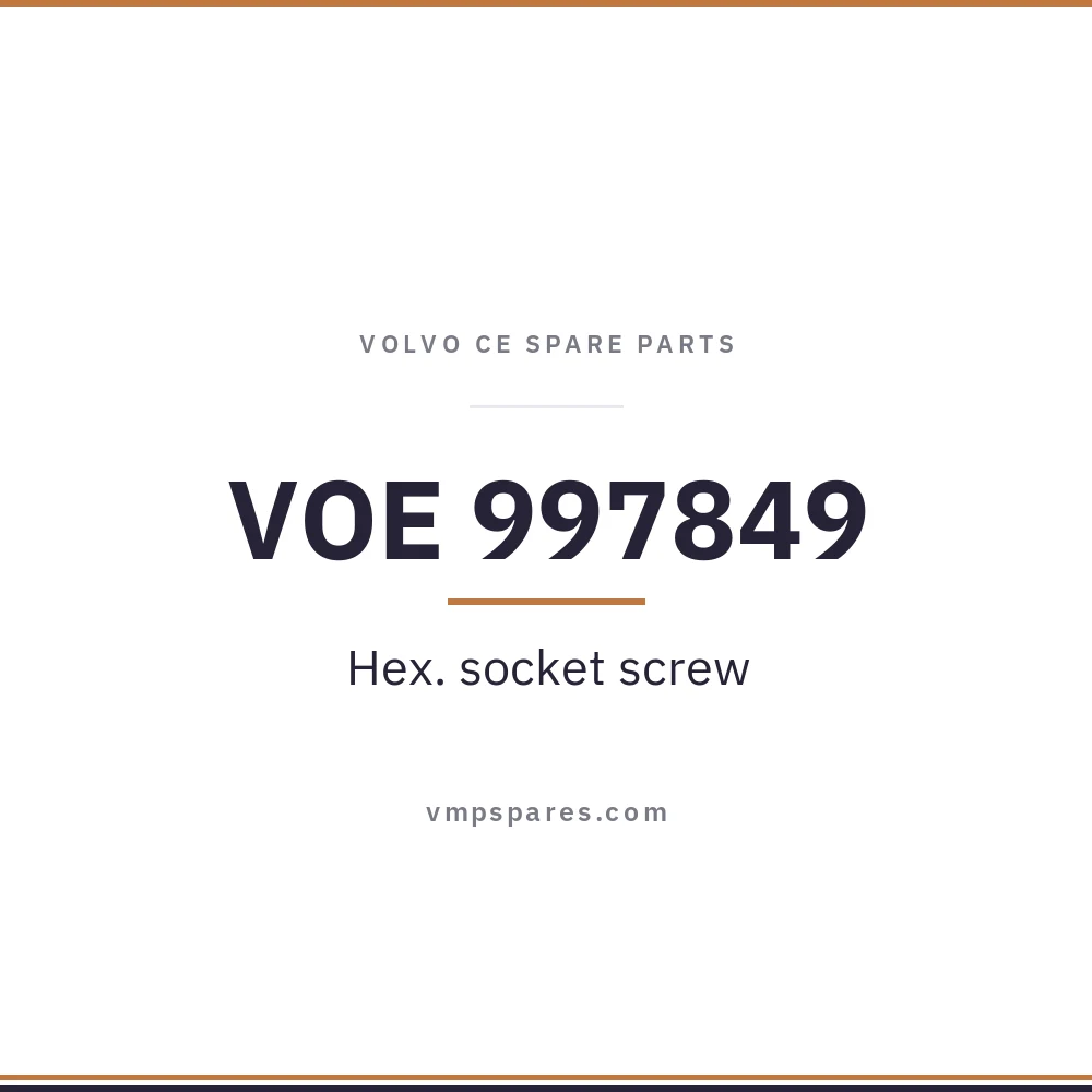 VOE 997849 – Hex. socket screw